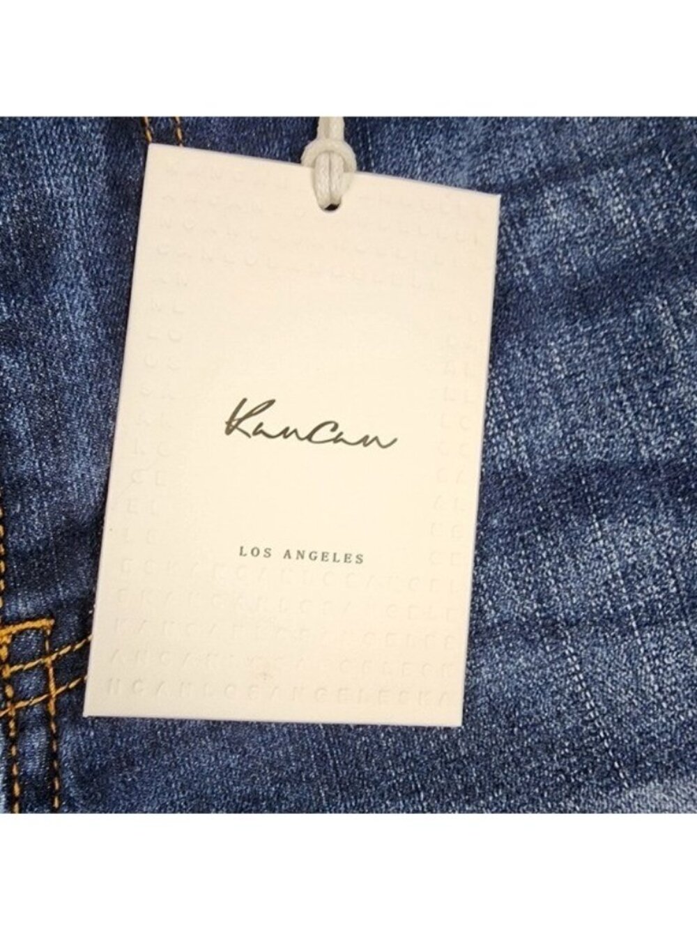 Kancan Jeans Womens 9/28 Mid Rise Skinny Style KC11214D Dark Wash Stretch NWT - Picture 11 of 12